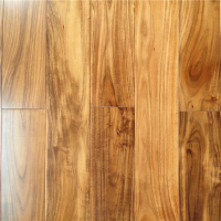 handscraped UV prefinished small leaf acacia Asian walnut solid wood flooring