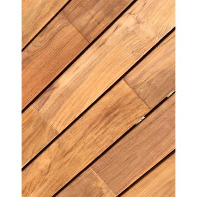 19 mm Thick Teak Wood Decking